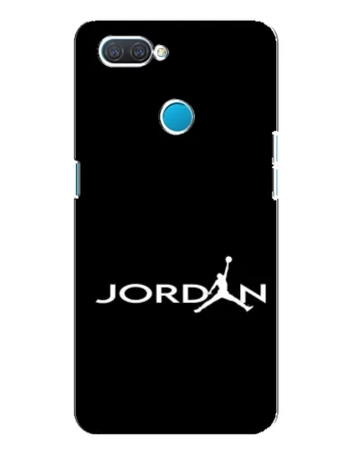 Чехол для OPPO A12 с картинкой «Jordan White Logo»