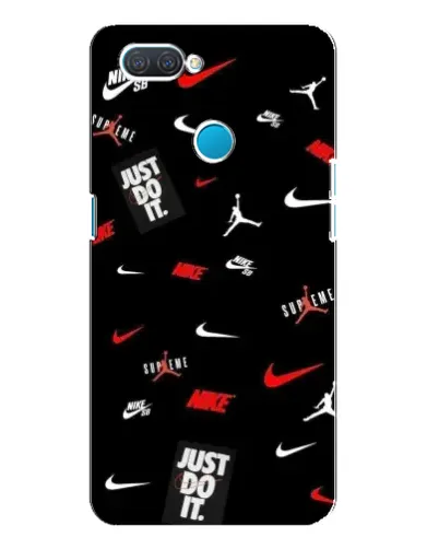 Чехол для OPPO A12 с картинкой «Nike Mix Pattern»