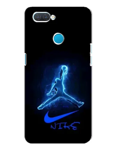 Чехол для OPPO A12 с картинкой «Jordan Neon Blue»