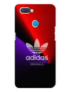 Чехол для OPPO A12 с картинкой «Adidas Red Neon»