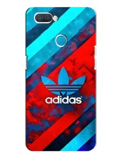 Чехол для OPPO A12 с картинкой «Абстракция Adidas»