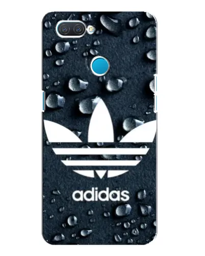Чехол для OPPO A12 с картинкой «Adidas Trefoil Blue»