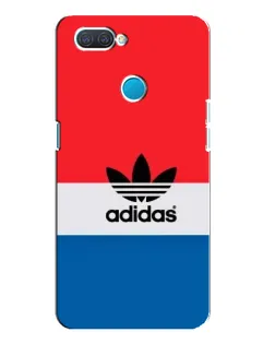 Чехол для OPPO A12 с картинкой «Ретро блоки Adidas» Чехол для OPPO A12 с картинкой «Ретро блоки Adidas»