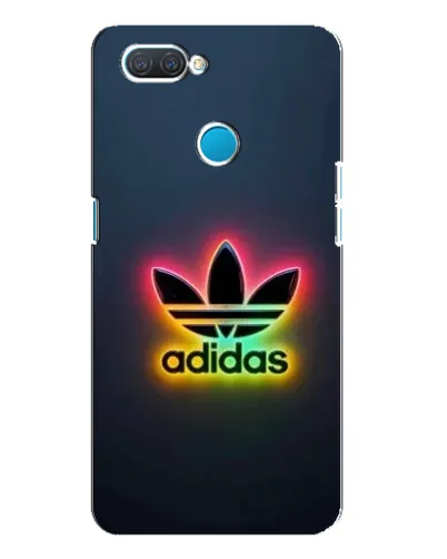 Чехол для OPPO A12 с картинкой «Неоновый Adidas»