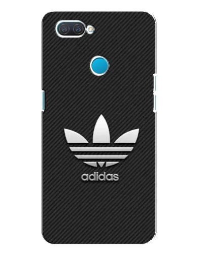 Чехол для OPPO A12 с картинкой «Adidas Карбоновая текстура»