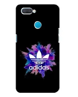 Чехол для OPPO A12 с картинкой «Взрыв красок Adidas»