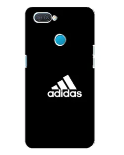 Чехол для OPPO A12 с картинкой «Черная классика Adidas»