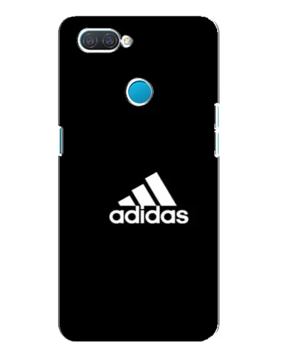 Чехол для OPPO A12 с картинкой «Черная классика Adidas»