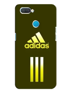 Чехол для OPPO A12 с картинкой «Оливковый градиент Adidas»