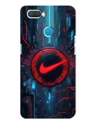 Чехол для OPPO A12 с картинкой «Техногенный стиль Nike» Чехол для OPPO A12 с картинкой «Техногенный стиль Nike»