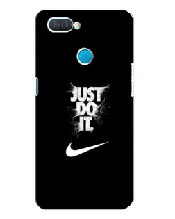 Чехол для OPPO A12 с картинкой «Текстовый принт Nike» Чехол для OPPO A12 с картинкой «Текстовый принт Nike»