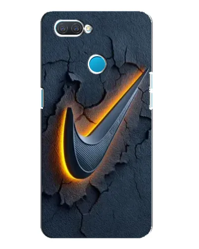 Чехол для OPPO A12 с картинкой «Объемный логотип Найк» Чехол для OPPO A12 с картинкой «Объемный логотип Найк»