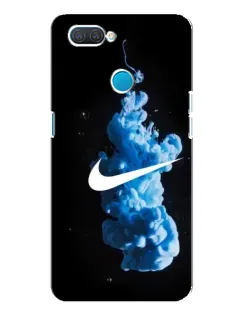 Чехол для OPPO A12 с картинкой «Nike и синий дым» Чехол для OPPO A12 с картинкой «Nike и синий дым»