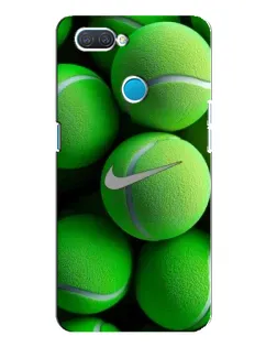 Чехол для OPPO A12 с картинкой «Теннисные мячи Найк» Чехол для OPPO A12 с картинкой «Теннисные мячи Найк»