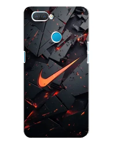 Чехол для OPPO A12 с картинкой «Nike — эффект разломов» Чехол для OPPO A12 с картинкой «Nike — эффект разломов»