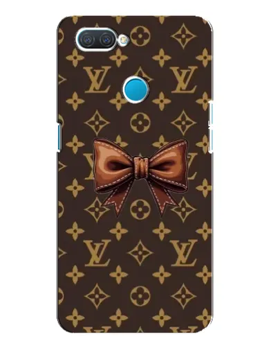 Чехол для OPPO A12 с картинкой «LV с бантом»