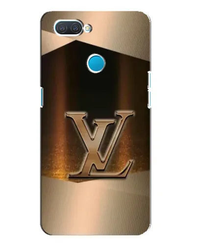 Чехол для OPPO A12 с картинкой «LV — золотое сияние»