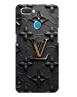 Чехол для OPPO A12 с картинкой «Кожаная текстура LV»