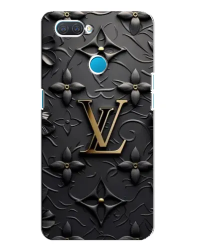 Чехол для OPPO A12 с картинкой «Кожаная текстура LV»
