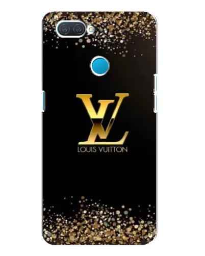 Чехол для OPPO A12 с картинкой «LV — золотые искры»