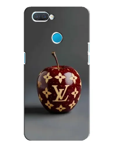 Чехол для OPPO A12 с картинкой «Красное яблоко LV»