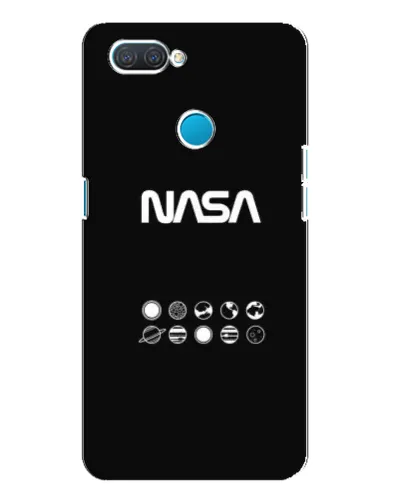 Чехол для OPPO A12 с картинкой «NASA — технический принт» Чехол для OPPO A12 с картинкой «NASA — технический принт»