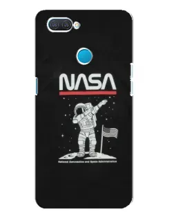 Чехол для OPPO A12 с картинкой «NASA — шагаем по Луне» Чехол для OPPO A12 с картинкой «NASA — шагаем по Луне»