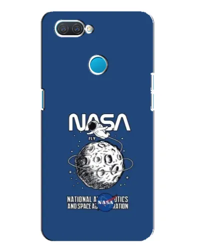 Чехол для OPPO A12 с картинкой «NASA — лунная миссия» Чехол для OPPO A12 с картинкой «NASA — лунная миссия»