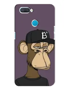 Чехол для OPPO A12 с картинкой «Bored Ape в кепке»