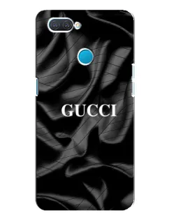 Чехол для OPPO A12 с картинкой «Gucci — шелковые волны»