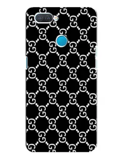 Чехол для OPPO A12 с картинкой «Gucci — сетчатый паттерн»