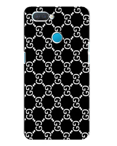 Чехол для OPPO A12 с картинкой «Gucci — сетчатый паттерн»