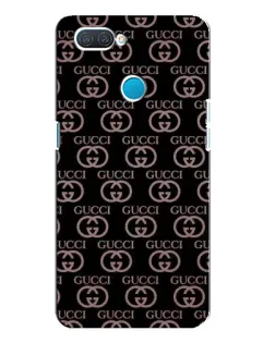 Чехол для OPPO A12 с картинкой «Классическая монограмма Gucci»