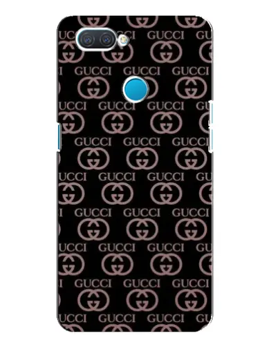 Чехол для OPPO A12 с картинкой «Классическая монограмма Gucci»