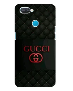 Чехол для OPPO A12 с картинкой «Gucci — стеганый черный»