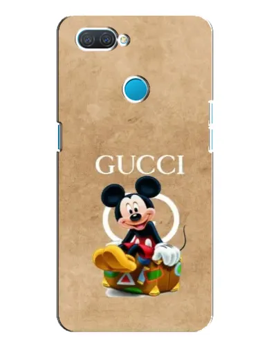 Чехол для OPPO A12 с картинкой «Микки Маус Gucci — крафт»