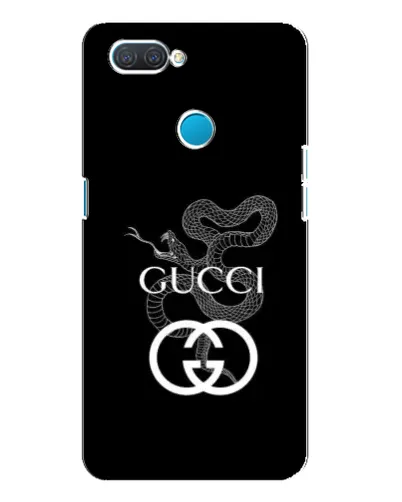 Чехол для OPPO A12 с картинкой «Gucci — серебряная змея»