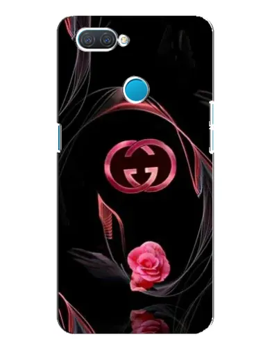 Чехол для OPPO A12 с картинкой «Gucci — неоновая роза»