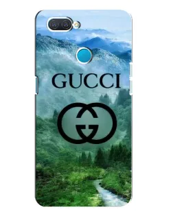 Чехол для OPPO A12 с картинкой «Gucci — горный пейзаж»