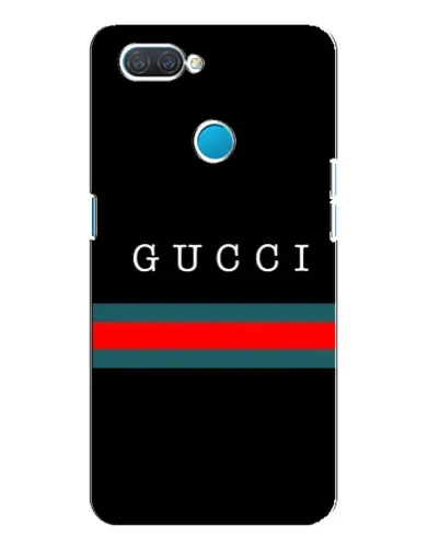 Чехол для OPPO A12 с картинкой «Gucci — красный пояс»