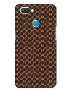 Чехол для OPPO A12 с картинкой «Gucci — шоколадная сетка»