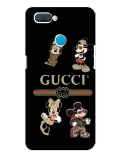 Чехол для OPPO A12 с картинкой «Gucci — герои Disney и монограмма»