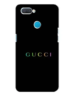 Чехол для OPPO A12 с картинкой «Gucci — неоновый минимализм»