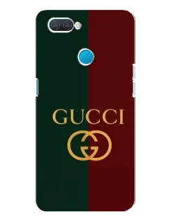 Чехол для OPPO A12 с картинкой «Gucci — темно-зеленый градиент»
