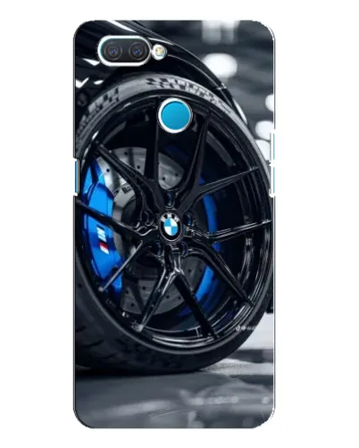 Чохол для OPPO A12 з картинкою «Колесо BMW зблизька»