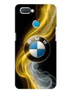 Чохол для OPPO A12 з картинкою «Золотистий дим BMW»