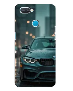 Чохол для OPPO A12 з картинкою «BMW у вогнях міста»