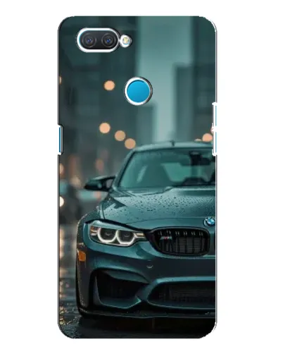 Чохол для OPPO A12 з картинкою «BMW у вогнях міста»