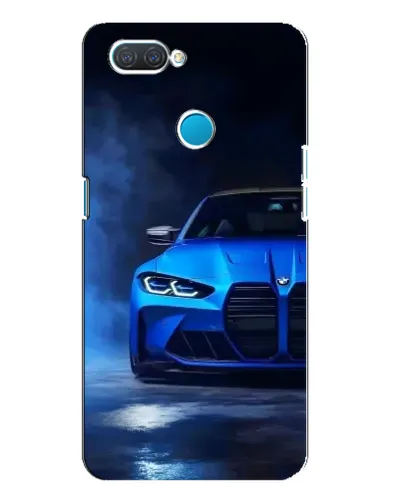 Чохол для OPPO A12 з картинкою «Блакитна BMW M4»