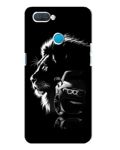 Чохол для OPPO A12 з картинкою «BMW та лев»